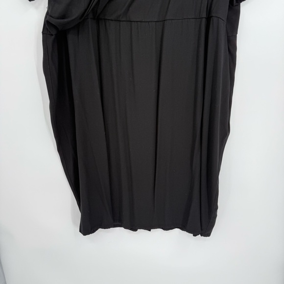 Universal Standard Womens Mary Black Faux Wrap Surplice Sheath Dress Size 2X - Picture 3 of 9